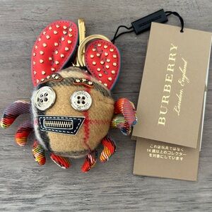 Burberry crab Bag Charm